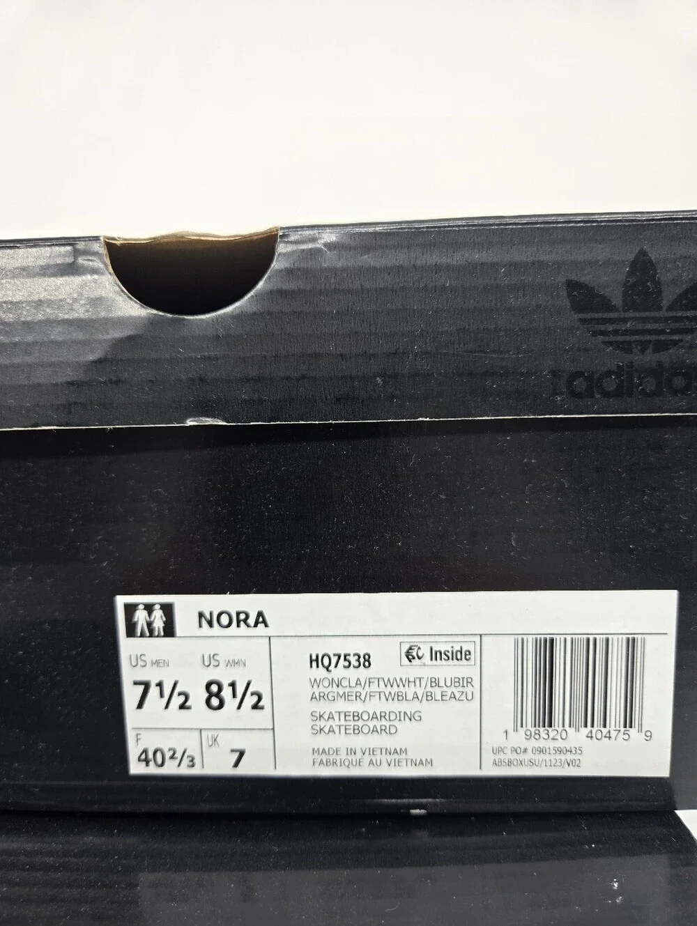 adidas Men's Nora HQ7538 Wonder Clay Cloud White Shoes Size 7.5